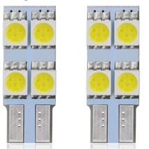 T10 4SMD 5050ウェッジバルブ 高輝度LEDバルブ ホワイト 2個セット_画像1