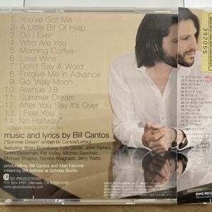 ビル・カントス／ラヴ・ウインズ 【中古CD】 廃盤 サンプル盤 BILL CANTOS KICP1228の画像2