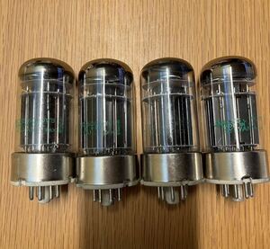 Sylvania JAN-CHS 6080WB vacuum tube 4 piece set 