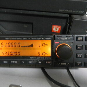 アイコム ICOM モービル機 IC-901 144/430MHz DUAL BAND FMトランシーバー10W+ 28・50・1200FM・144SSB各ユニット SP-12 HM-12 (中古品）の画像4