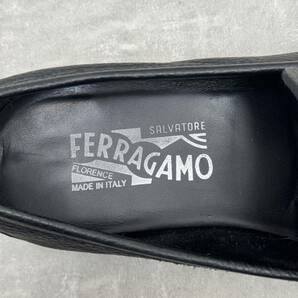 フェラガモ ビットローファー ブラック 7 FERRAGAMO ローファー レザー シューズ 革靴 レザーシューズの画像7