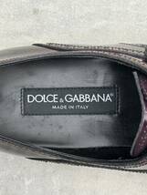 ドルチェ&ガッバーナ エナメル シューズ パープル 7 Dolce&Gabbana ビジネスシューズ レースアップシューズ ドレスシューズ フォーマル_画像7