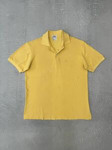  Hermes kanoko polo-shirt yellow M HERMES short sleeves deer. . deer . polo-shirt with short sleeves cut and sewn 