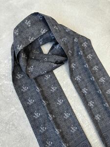  Dolce & Gabbana silk print scarf gray Dolce&Gabbana stole 