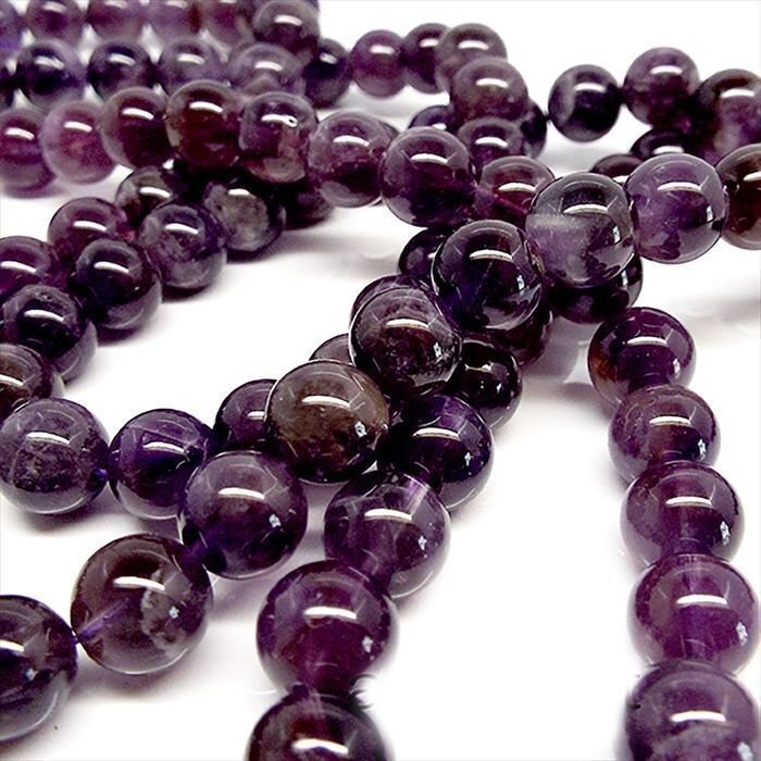 Natural Stone Beads Amethyst Amethyst Crystal Consecutive Sale Approx. 12mm Power Stone Handmade Accessories R1-11-12m, beadwork, beads, natural stone, semi-precious stones