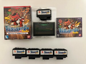 ワンダースワン デジタルモンスター 専用通信アダプター 5こ カセット付き 携帯デジタルモンスター WS バンダイ wanderswan