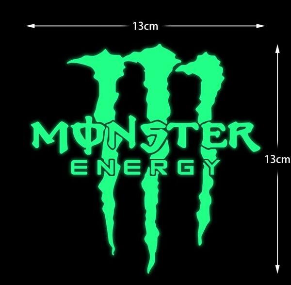 夜間反射 防水モンスターエナジーバイクステッカーヘルメットMONSTER ENERGY 13*13cm 値下げ不可