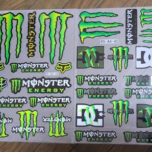 人気2枚セット 防水反射 モンスターエナジー MONSTER ENERGY バイクステッカー デカール ヘルメットシール カスタム