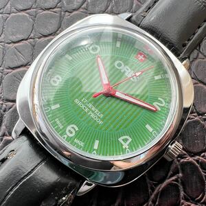 【美品・調整済】オリス ORIS ビンテージ 機械式 手巻き ウォッチ 腕時計 メンズ 中古 アンティーク 動作良好 ディズニー ミッキー NO.739