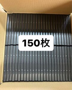 DVD空ケース トールケース 黒 シングルタイプ 150枚 送料込み