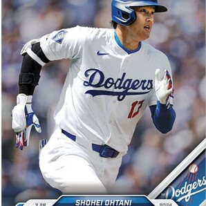 ■大谷翔平 2024 MLB Topps now ドジャースタジアムデビュー 初ヒットカード USA開幕戦 Shohei OHTANI card #9 ②の画像1