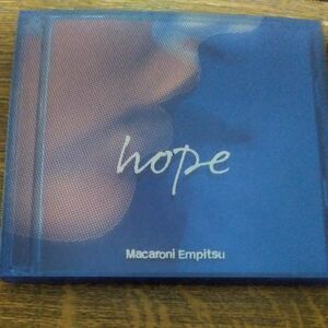 マカロニえんぴつ　hope 初回限定版 CD＋DVD