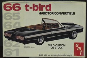 ＃４／'66　t-bird 　ハードトップorコンバーチブル　◆1/24　米国AMT製