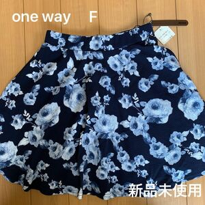 レディース/oneway ＊ 花柄 ミニスカート F