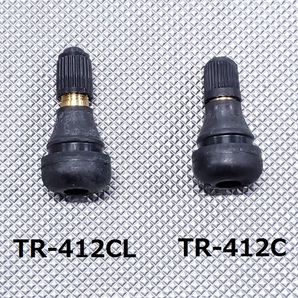 ●送料無料●日本製 エアー バルブ TR-412C 4個 ＞ 国産 太平洋工業 PACIFIC チューブレス エア ショート バルブ ゴム スクーター バイクの画像2