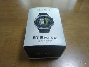 ショットナビ ShotNavi 腕時計型ゴルフ用GPSナビW1 Evolve 中古品 