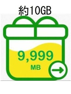 ☆mineo《パケットギフト9999MB【約10GB】》マイネオMVNO【送料無料】NTTドコモ・au・ソフトバンク