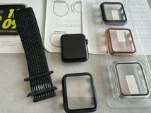 Apple Watch Cellular GPSモデル Nike アップルウォッチ 42mm space gray aluminium ナイキ_画像5