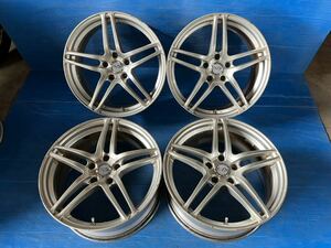 YOKOHAMA AVS MODEL5 AVS モデル5 18×8J+38 PCD114.3-5穴 4本 中古アルミホイール 群馬県 店頭渡し可能