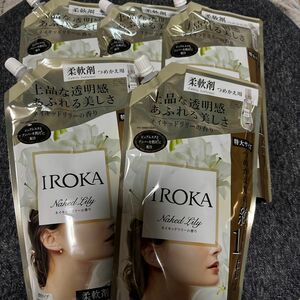 フレア フレグランス IROKA 柔軟剤 詰め替え 大サイズ(710ml*5袋セット) ネイキッドリリー