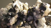岐阜県、神岡鉱山産の閃亜鉛鉱です。　微細な無数の水晶を伴う大型上品標本　314g_画像7