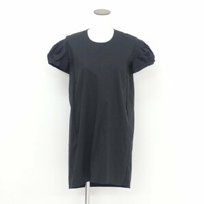 YOKO CHAN ヨーコチャン ドレス 38 ブラック コットンBLEND '18年商品 YCD-118-369の画像3