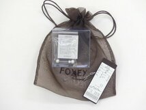 未使用 新作 FOXEY ワンピース ドレス ロジーリリー 40 ソフィーグレー パールブローチ ウールBLEND '21年商品 42118 SP商品_画像7