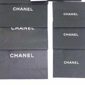 全国送料無料出品♪ CHANEL ショッパー 紙袋×11枚 ブラック ホワイト 黒 白 カメリア サイズいろいろ インテリアや収納にいかがですか♪の画像3