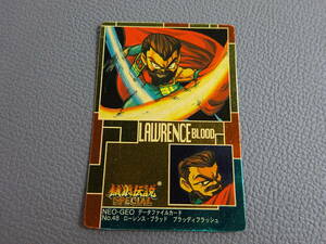 〈J-2169〉　餓狼伝説スペシャル YUU COOP カードダス SNK 1993 NEOGEO データファイル ゴールドカード 48