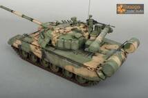 No-549 1/35 ロシア軍 Tー80U 主戦タンク 軍用戦車 プラモデル 完成品_画像8