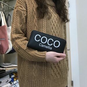 大特価 SALE 新品 レディース 長財布 メンズ バッグ 財布 可愛い coco ホワイトの画像2