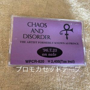 THE ARTIST FORMERLY KNOWN AS PRINCE / CHAOS AND DISORDER プロモカセットテープの画像1