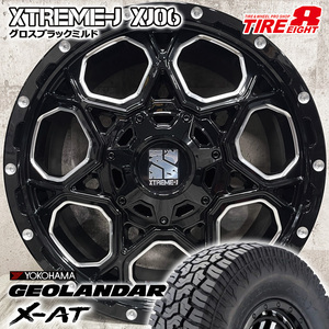 即納 デリカD:5 RAV4 CX-5 エクストレイル 235/70R16 ヨコハマ GEOLANDAR X-AT G016 XTREME-J XJ06 16×7.0J+42 10H 100/114.3 4本セット