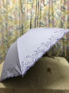  Renoma renoma 1 class shade cloth use UV cut . rain combined use folding umbrella parasol light purple new goods 