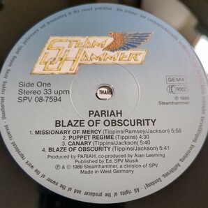 激レア美盤 PARIAH/BLAZE OF OBSCURITY/パライア の画像6