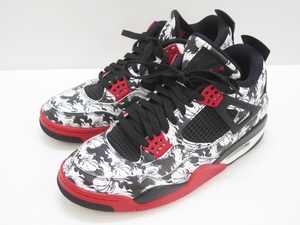 NIKE ナイキ BQ0897-006 AIR JORDAN 4 RETRO SNGLDY スニーカー　美品　27.5㎝