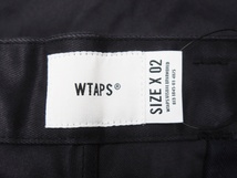 WTAPS ダブルタップス 211TQDT-PTM02 21SS TROUSERS/COTTON.TWILL 2タックトラウザーズ パンツ_画像5