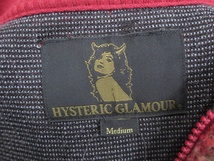 HYSTERIC GLAMOUR ヒステリックグラマー 02203CJ02 20AW HYS LOGO ワッペン付きジャンパー ジャケット　美品_画像7