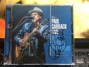 （P）ポール・キャラック Paul Carrack★Live at the London Pallasdium サイン入り