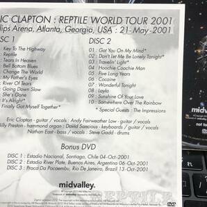（E）エリック・クラプトン★Universe 〜Reptile World Tour 2001 2CD＋3DVDの画像6