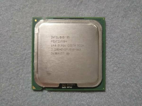インテル Intel Pentium 4 640 3.2GHz SL8Q6 2MB FSB800 LGA775 Prescott-2M (プレスコット) ②