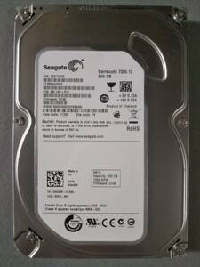 500GB Seagate ST3500418AS 3.5インチ SATA 薄型 ①