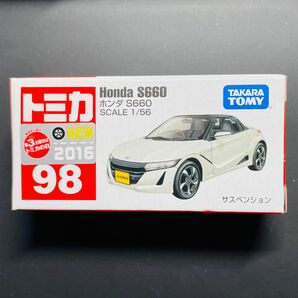 トミカ　No.98 ホンダ S660 新車シール付き