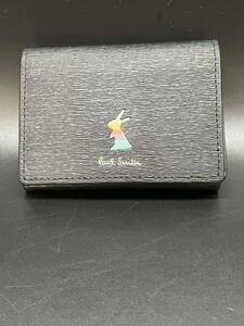 【美品】ポールスミス　PaulSmith三つ折り財布　1447-0822BPW523 ウォレット　コンパクト　17439C レタパプラス