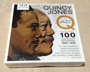 クインシー・ジョーンズ/QUINCY JONES「Q Jazz / more than 100 LEGENDARY RECORDINGS 1956-1960」10枚組CD