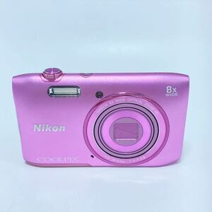 Nikon ニコン COOLPIX クールピクス S3600 コンパクトデジタルカメラ NIKKOR 8X WIDE OPTICAL ZOOM VR 4.5-36.0mm 1:3.7-6.6 ピンク 