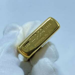 Zippo ジッポー SOLID BRASS UNIVERSITY HAWAII ハワイ 大学 1988年製 ヴィンテージ 希少 未使用 オイルライター 美品の画像7