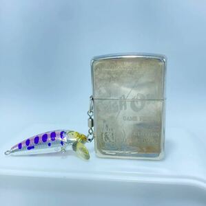 Zippo ジッポー Fish On ! フィッシュオン ルアー付 GAME FISHING LIMITED EDITION 1996年製 NO.0758 ヴィンテージ