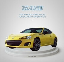 VLAND 86 FT86 ハチロク BRZ ヘッドライト 流れるウィンカー搭載 4800ルーメンLEDバルブ付属 ZN6 ZC6 シーケンシャル RC G GT_画像5