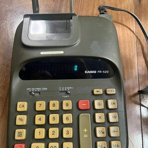 プリンタ電卓　CASIO FR-520